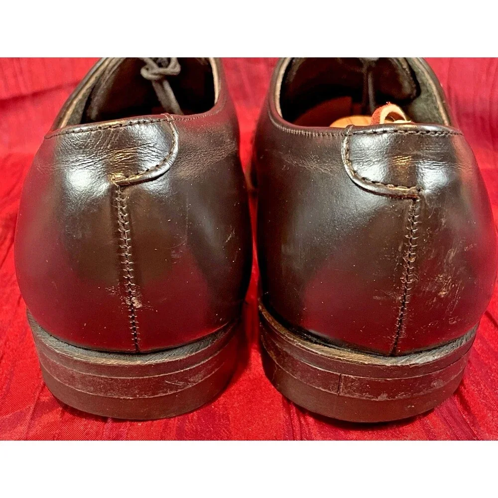 Men’s Stuart McGuire Spring Step Black Leather Oxford Dress Shoes sz 9D